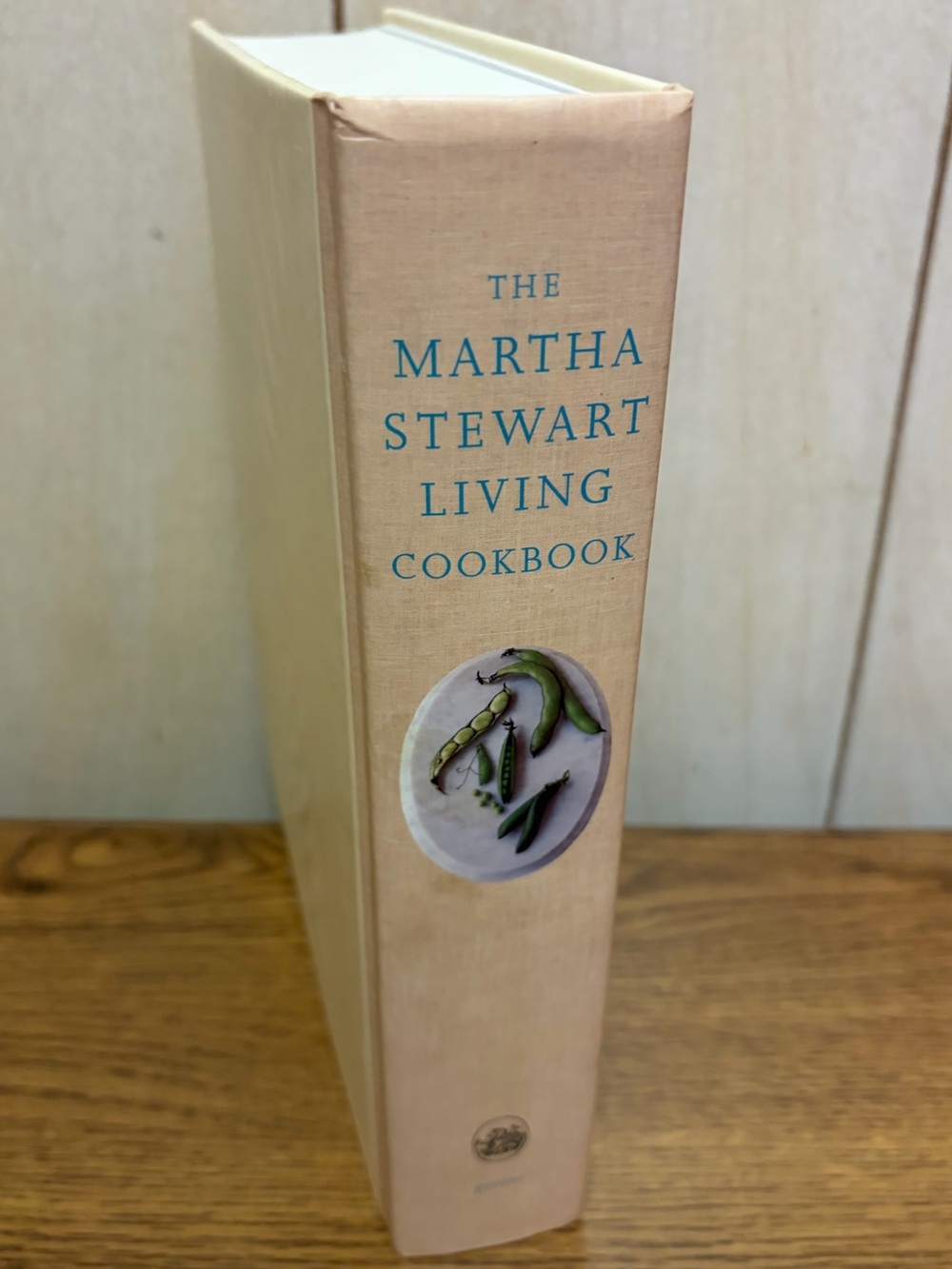 Martha Stewart Living Cookbook - Cream and Blue Text